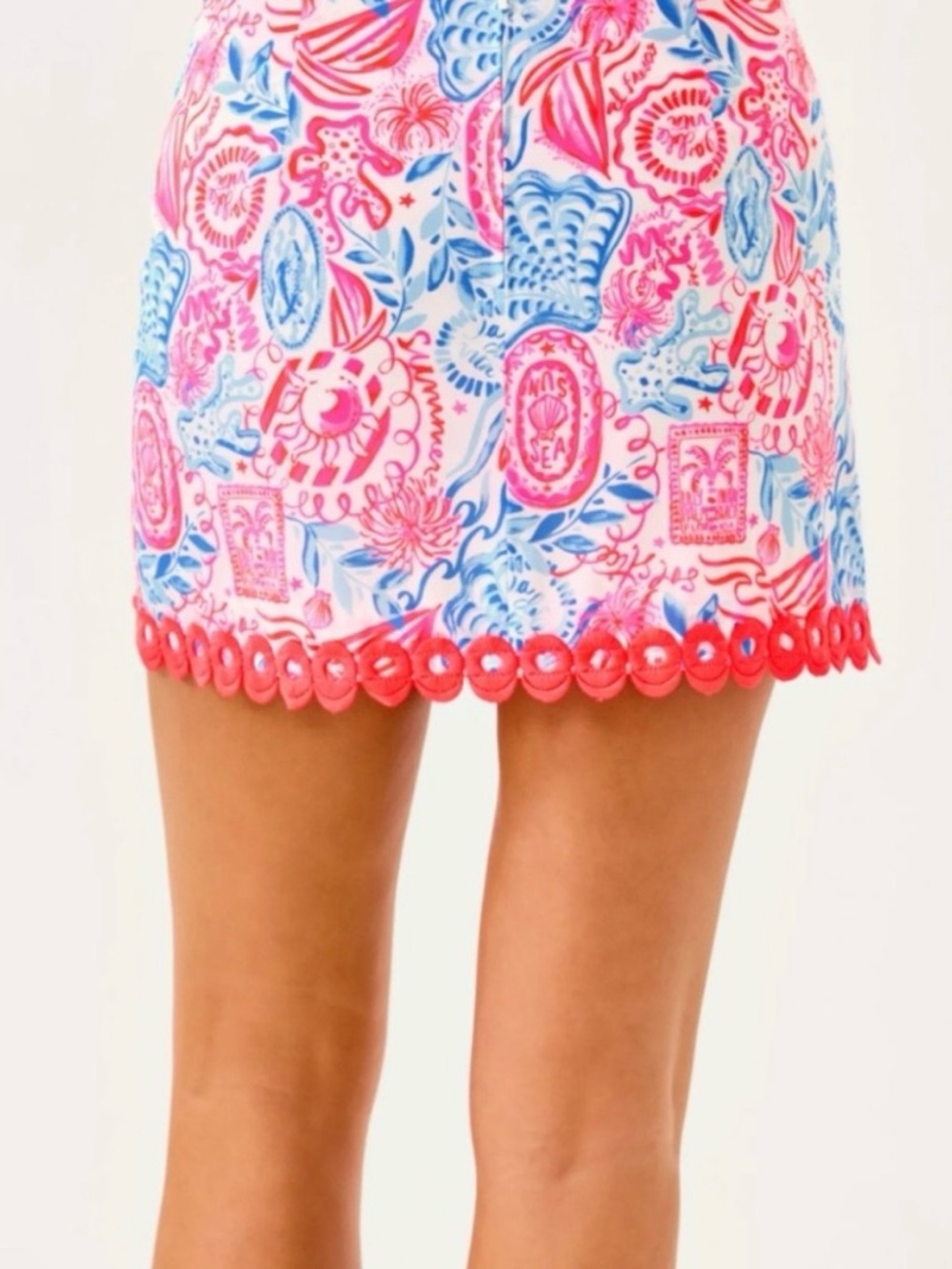 NWT Lilly Pulitzer Michelina Mini Skort Lil Sun Sea Sand Size 12 ⛳️🐠⛱️ - Picture 5 of 12